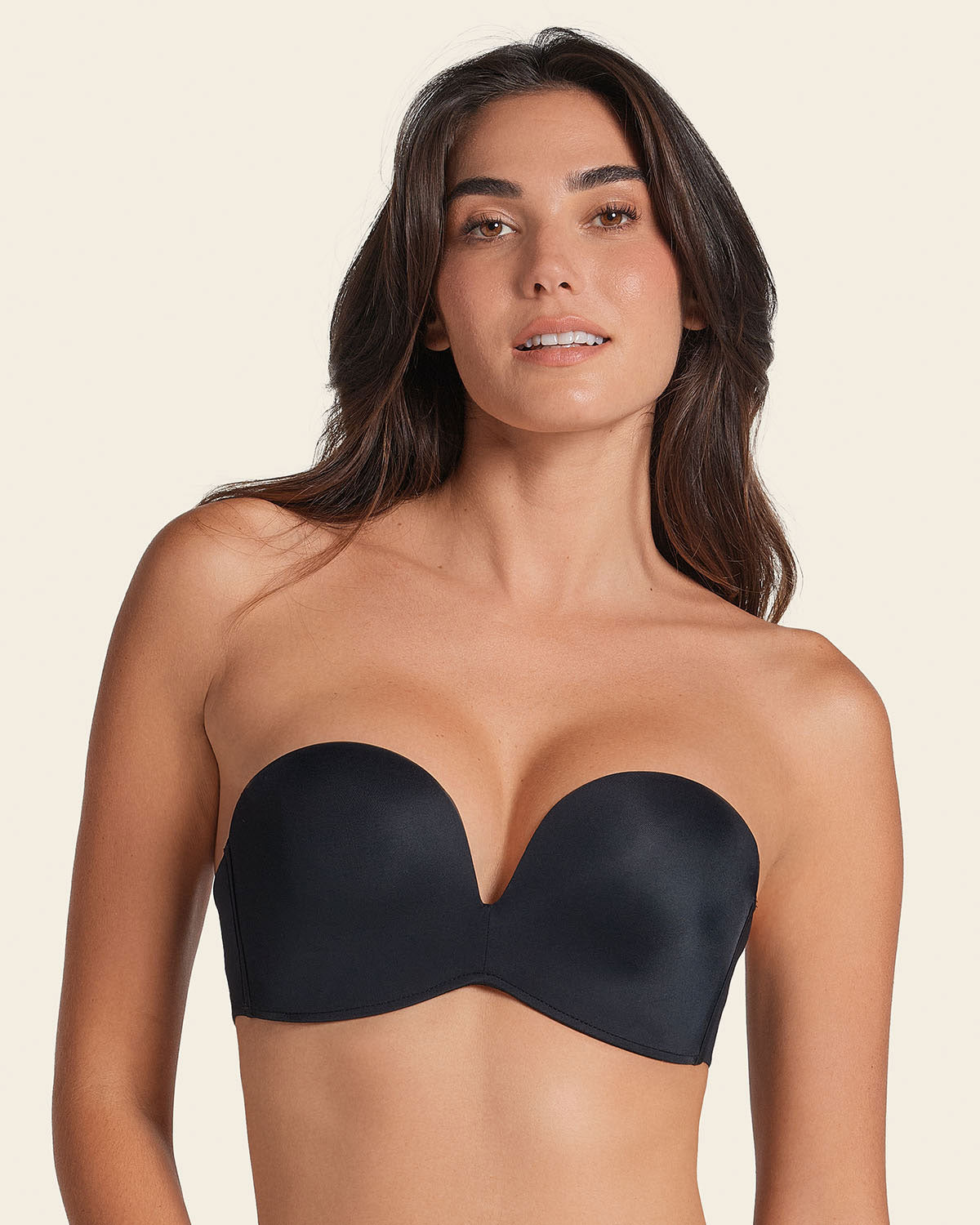 Sujetador sin tirantes Antigravedad de push up alto sin aro