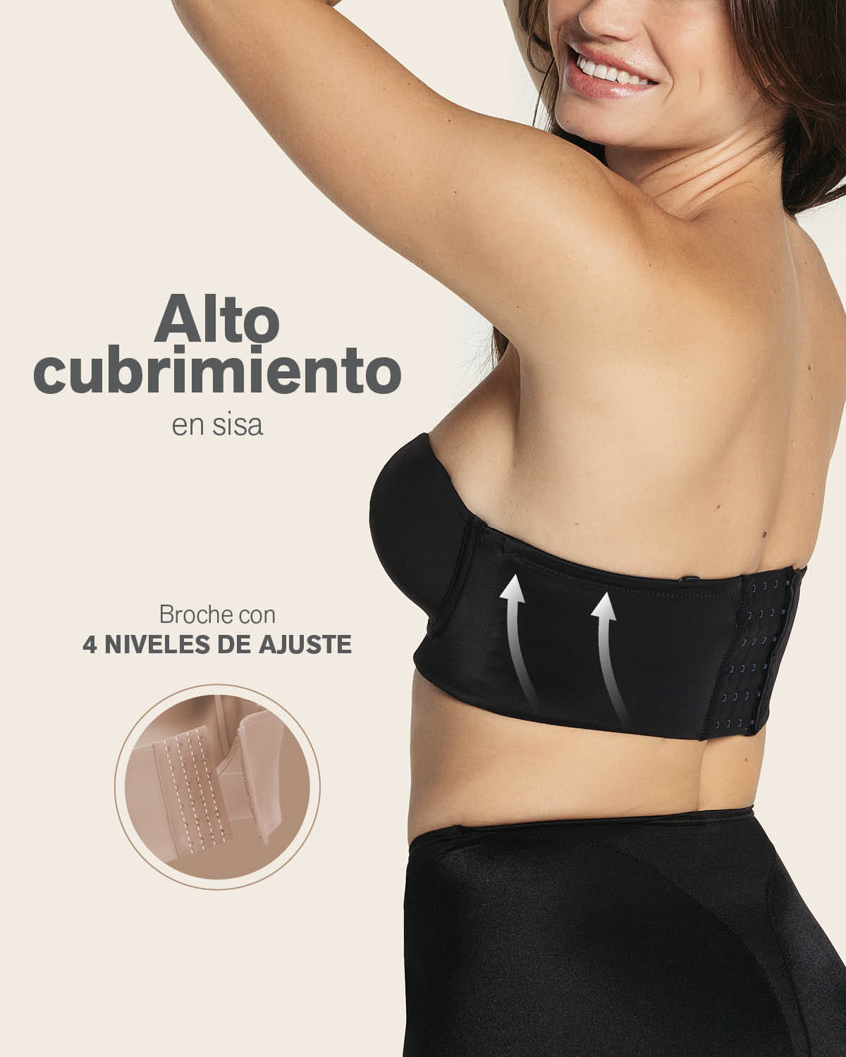 Sin tirantes bustier 360° de perfección