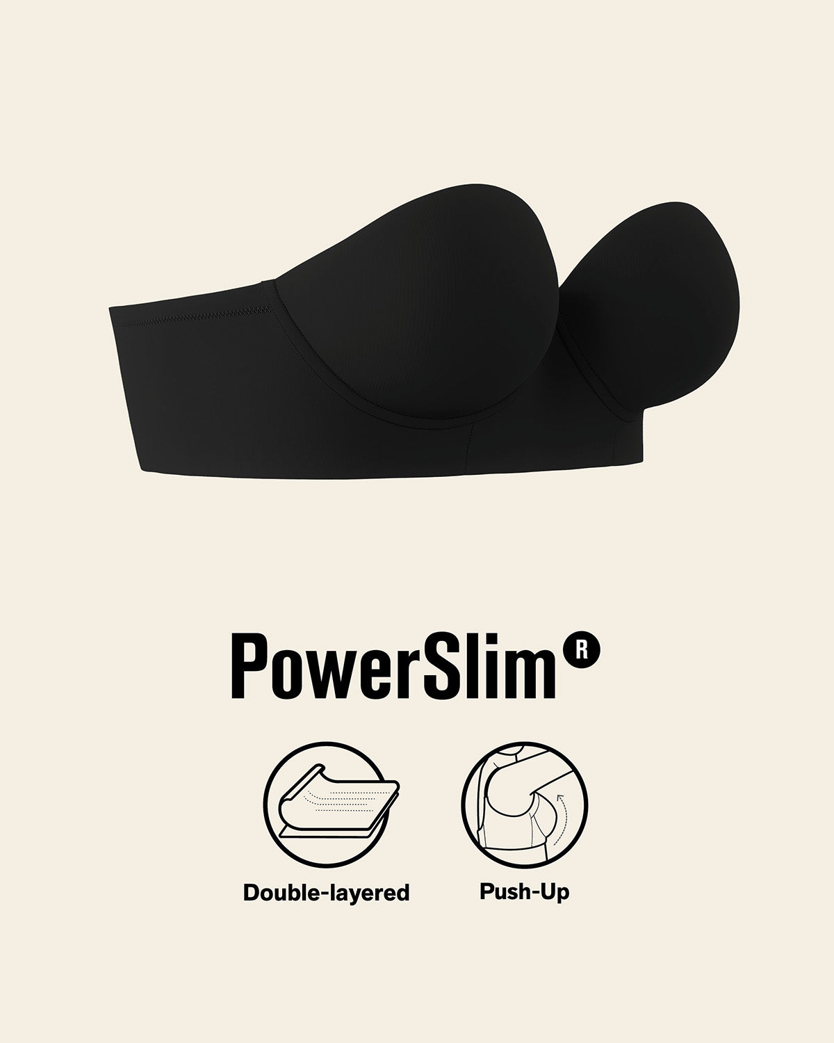 Sin tirantes bustier 360° de perfección