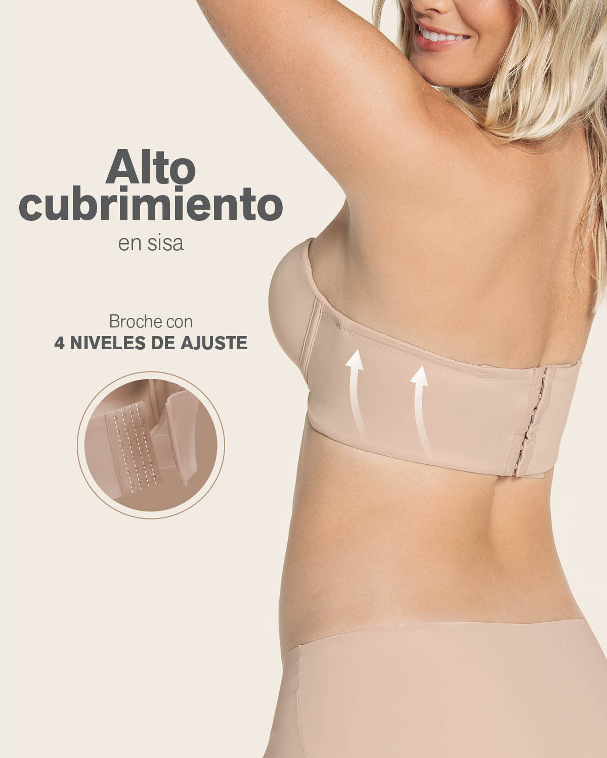 Sin tirantes bustier 360° de perfección