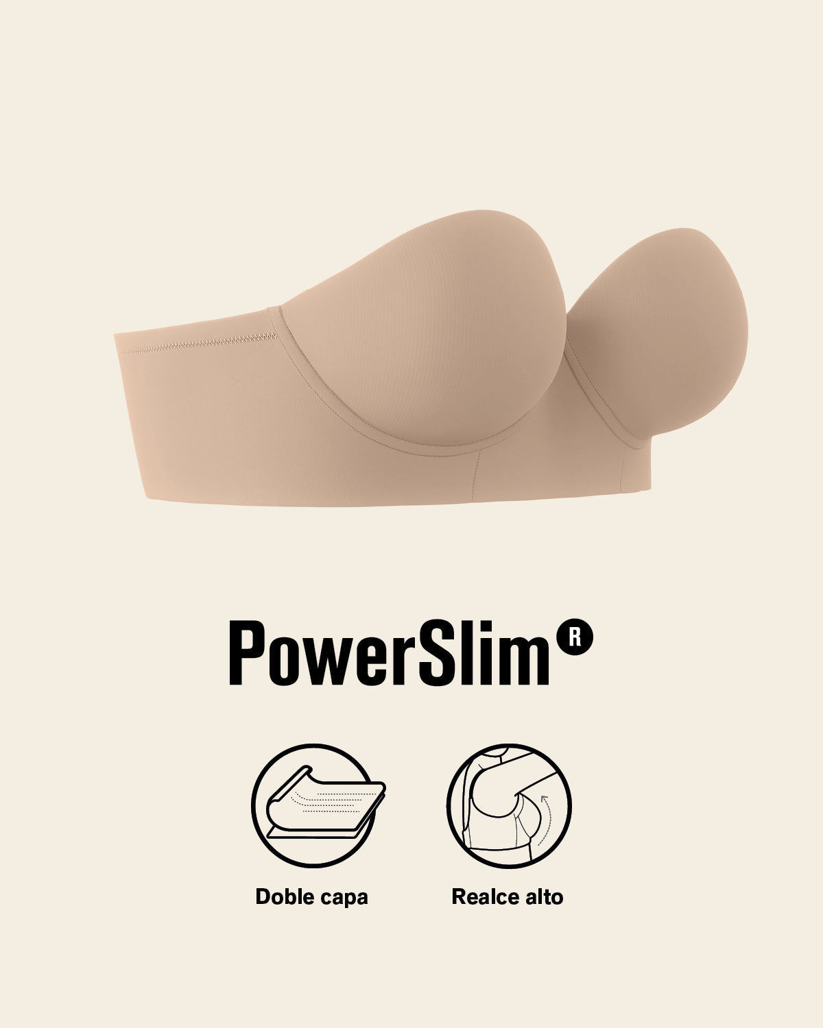 Sin tirantes bustier 360° de perfección