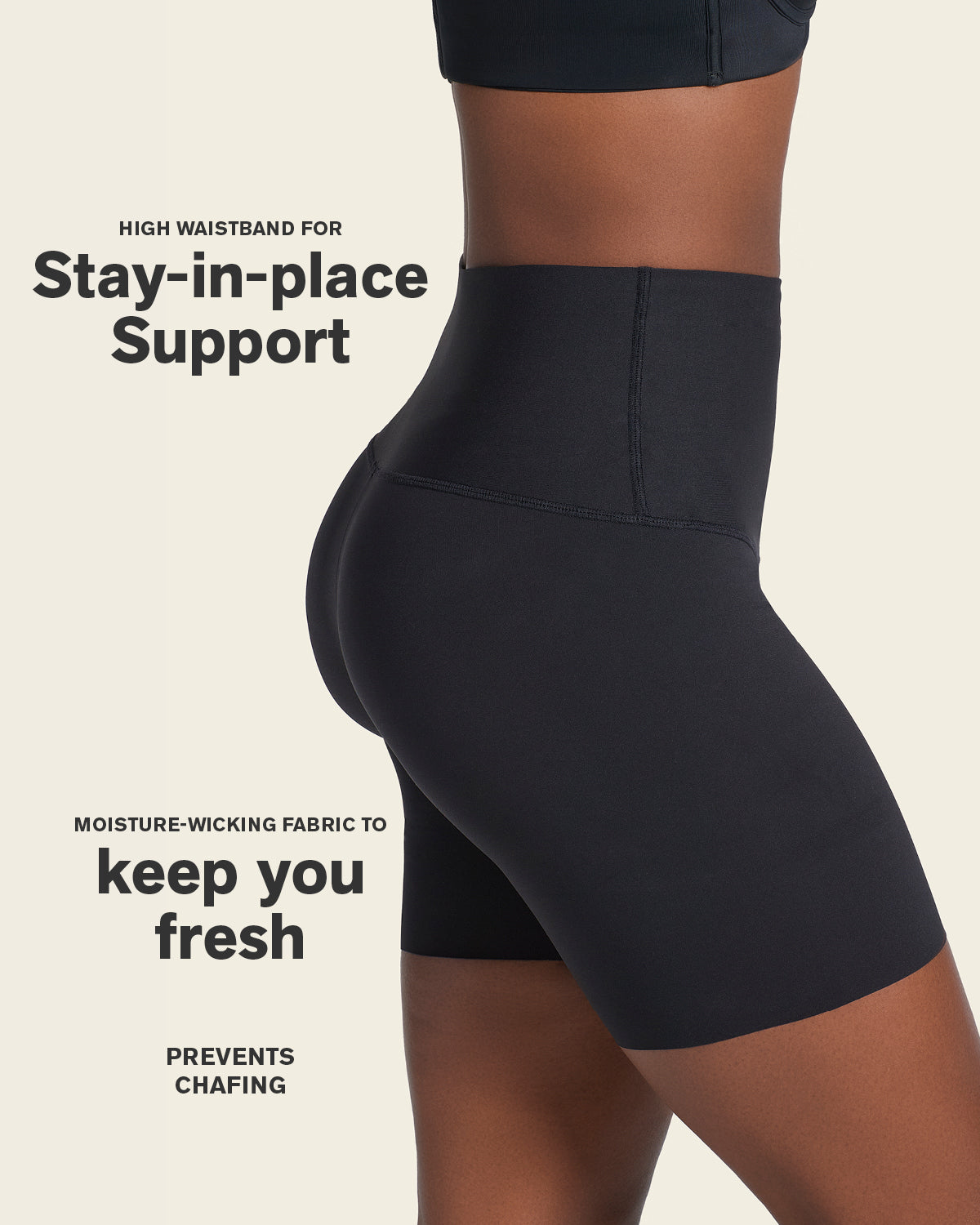 Short moldeador de abdomen y cintura que disimula la celulitis