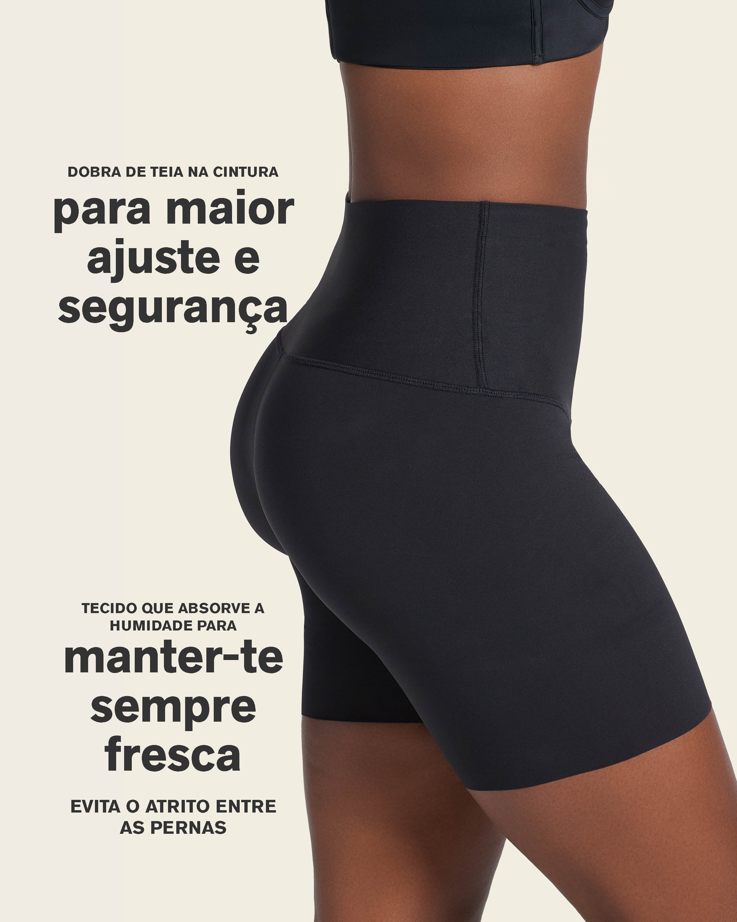 Short moldeador de abdomen y cintura que disimula la celulitis