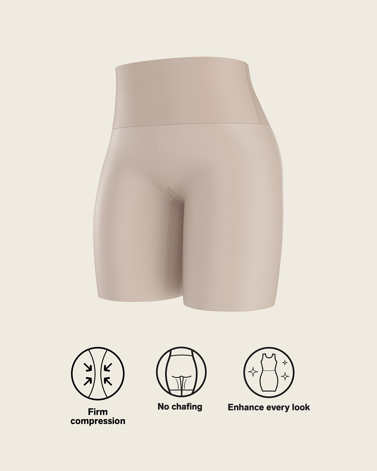 Short moldeador de abdomen y cintura que disimula la celulitis