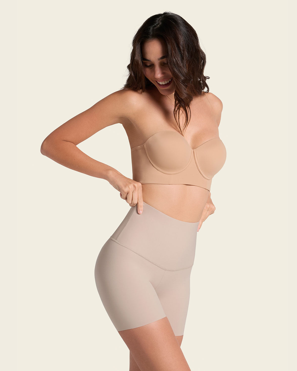 Short moldeador de abdomen y cintura que disimula la celulitis