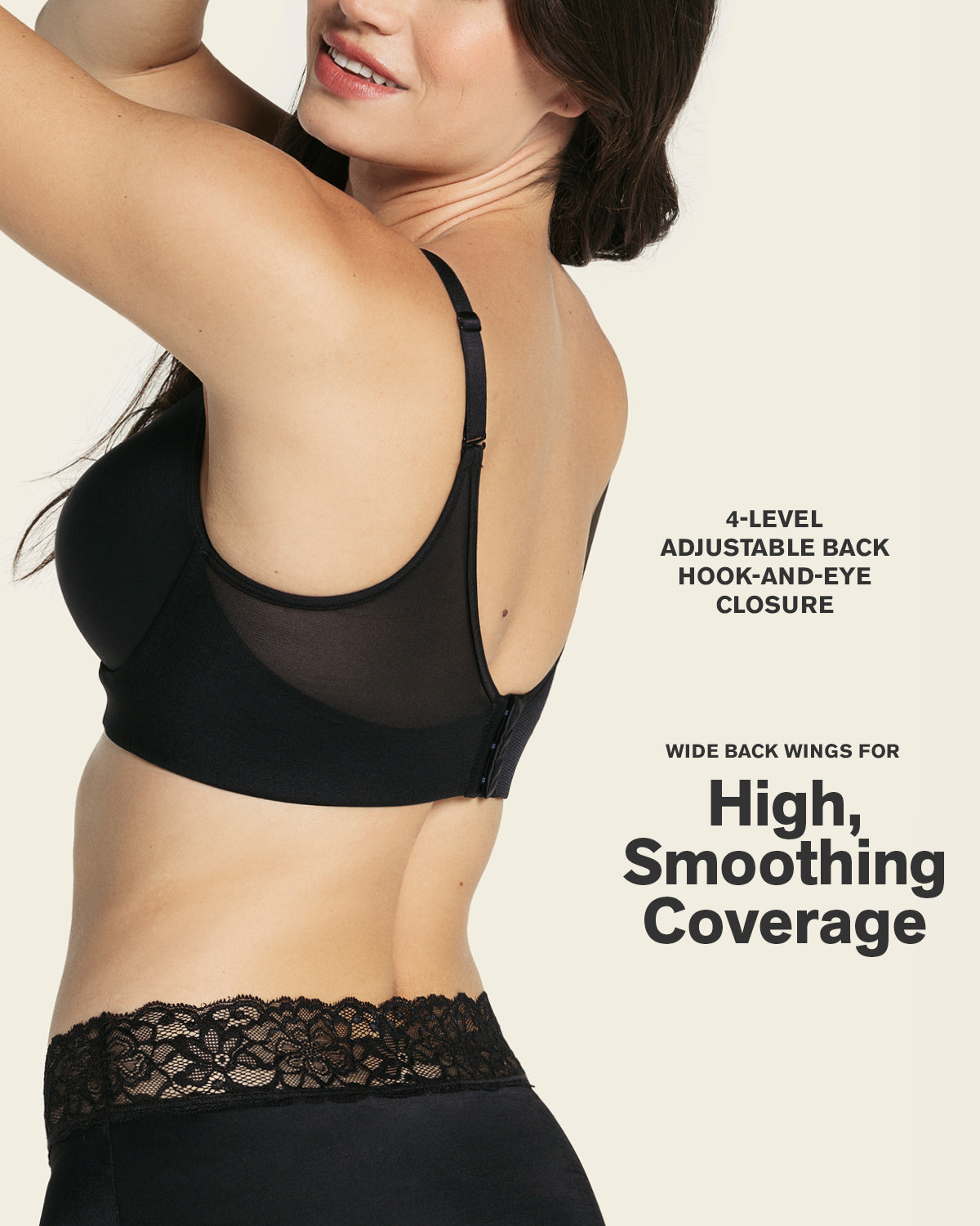 Sujetador triangular de push up alto y buen cubrimiento Memory Bustier