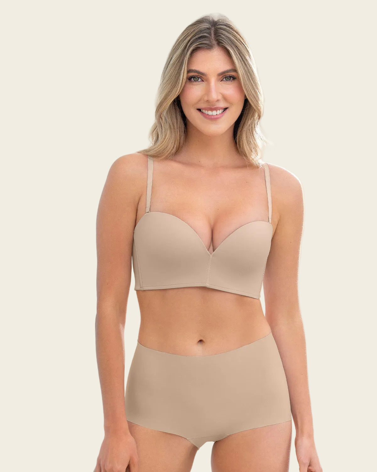 Sujetador sin tirantes ideal para pecho mediano y grande