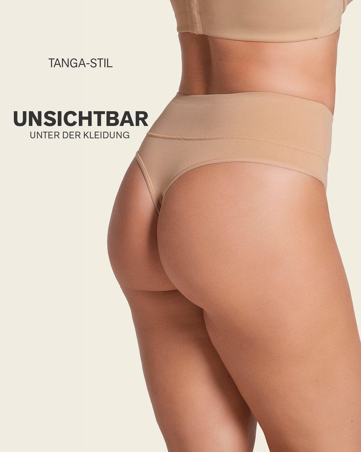 Tanga de moldeadora talle alto en SkinFuse