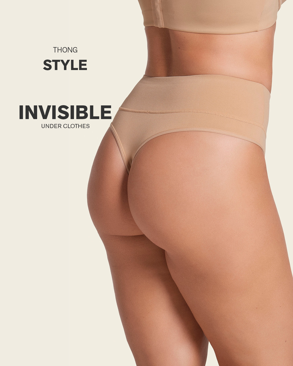 Tanga de moldeadora talle alto en SkinFuse