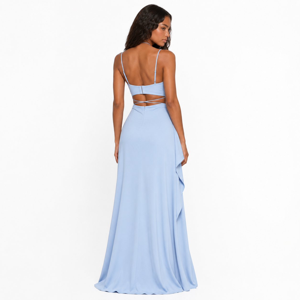 Vivianna Maxi Skirt - Baby Blue