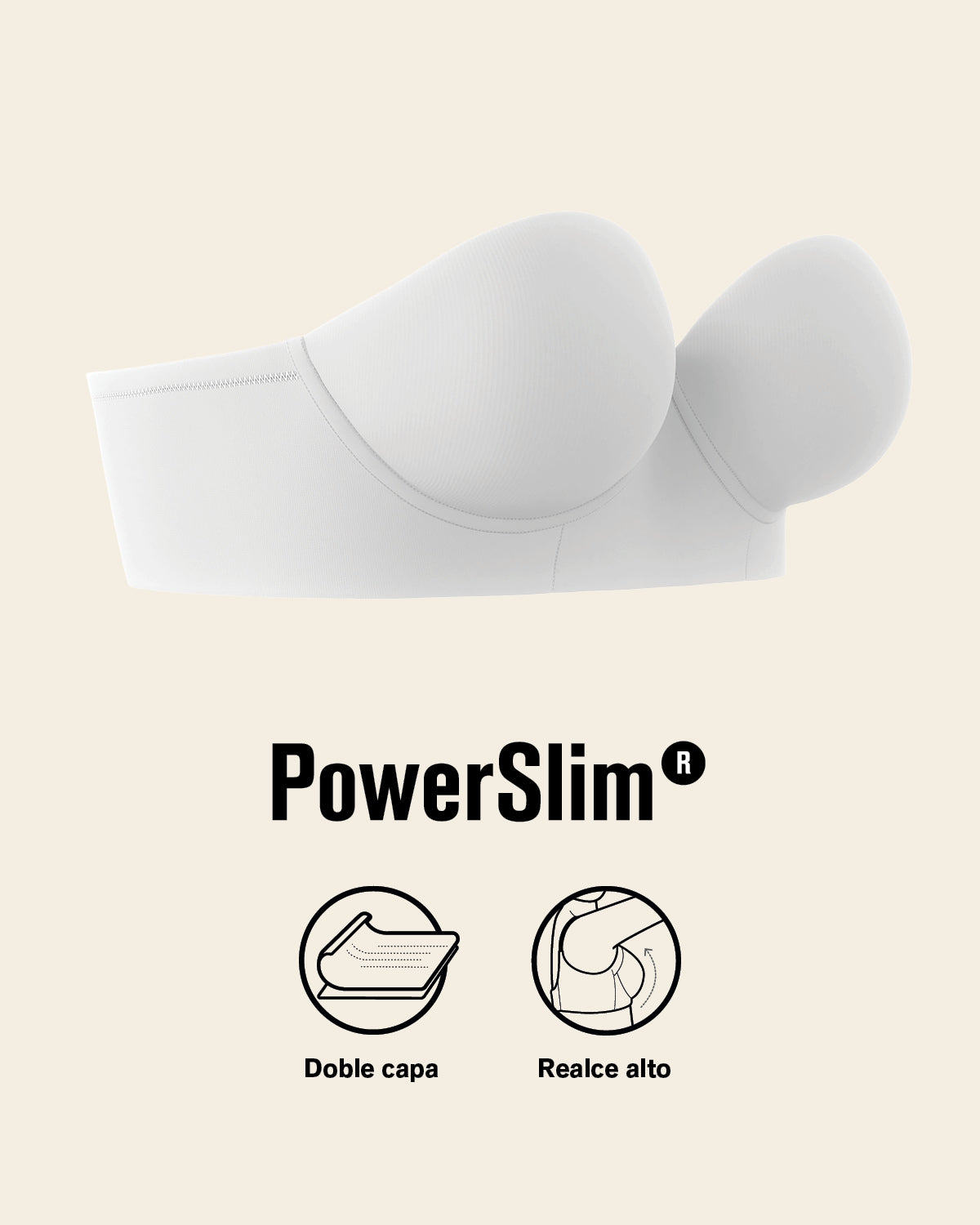 Sin tirantes bustier 360° de perfección
