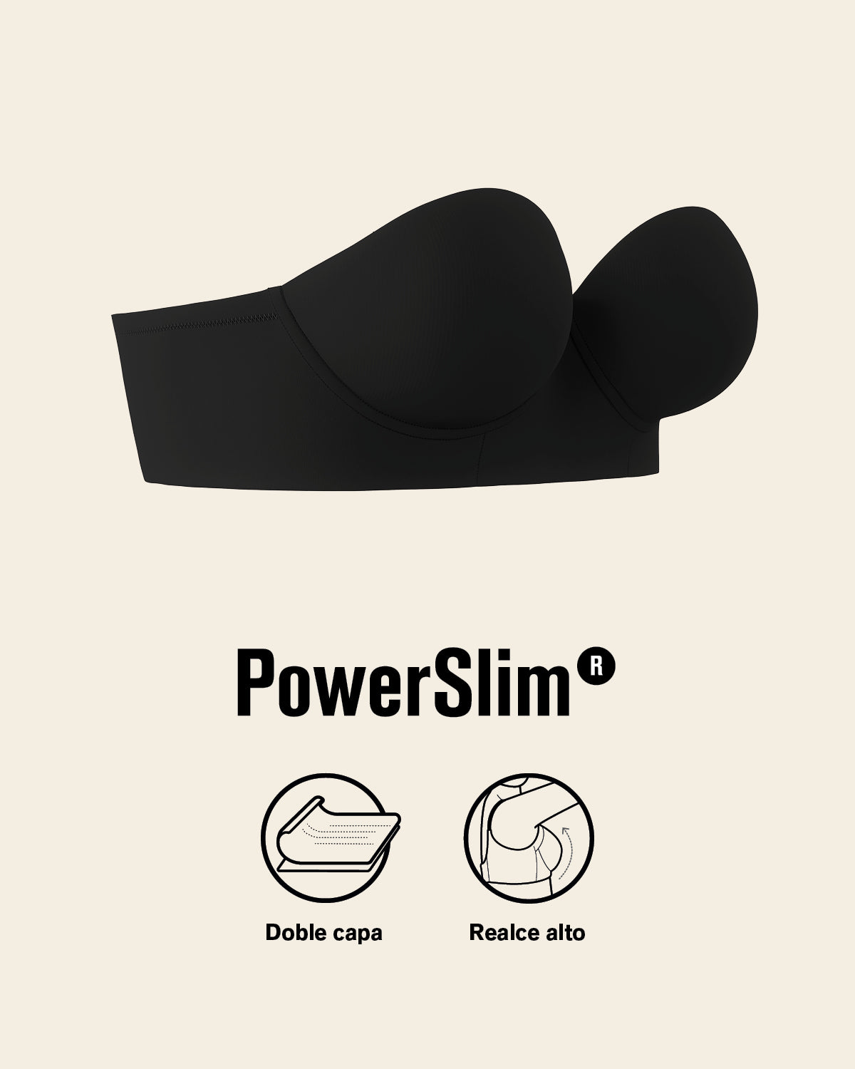 Sin tirantes bustier 360° de perfección