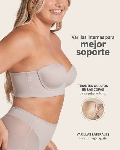 Sin tirantes bustier 360° de perfección