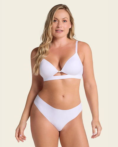 Braga tanga invisible ultraplana sin elásticos y de pocas costuras