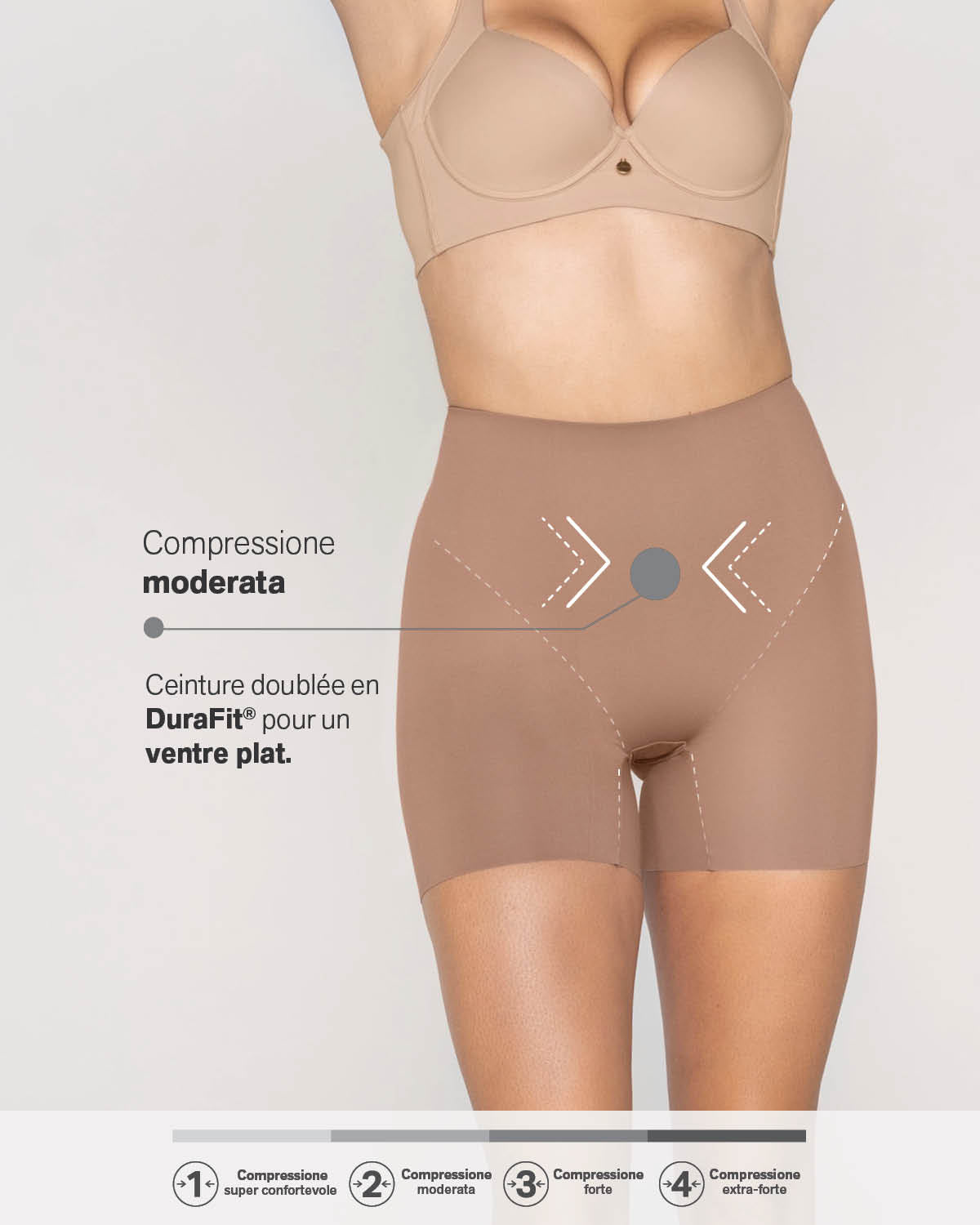 Short moldeador con almohadillas removibles levanta glúteos