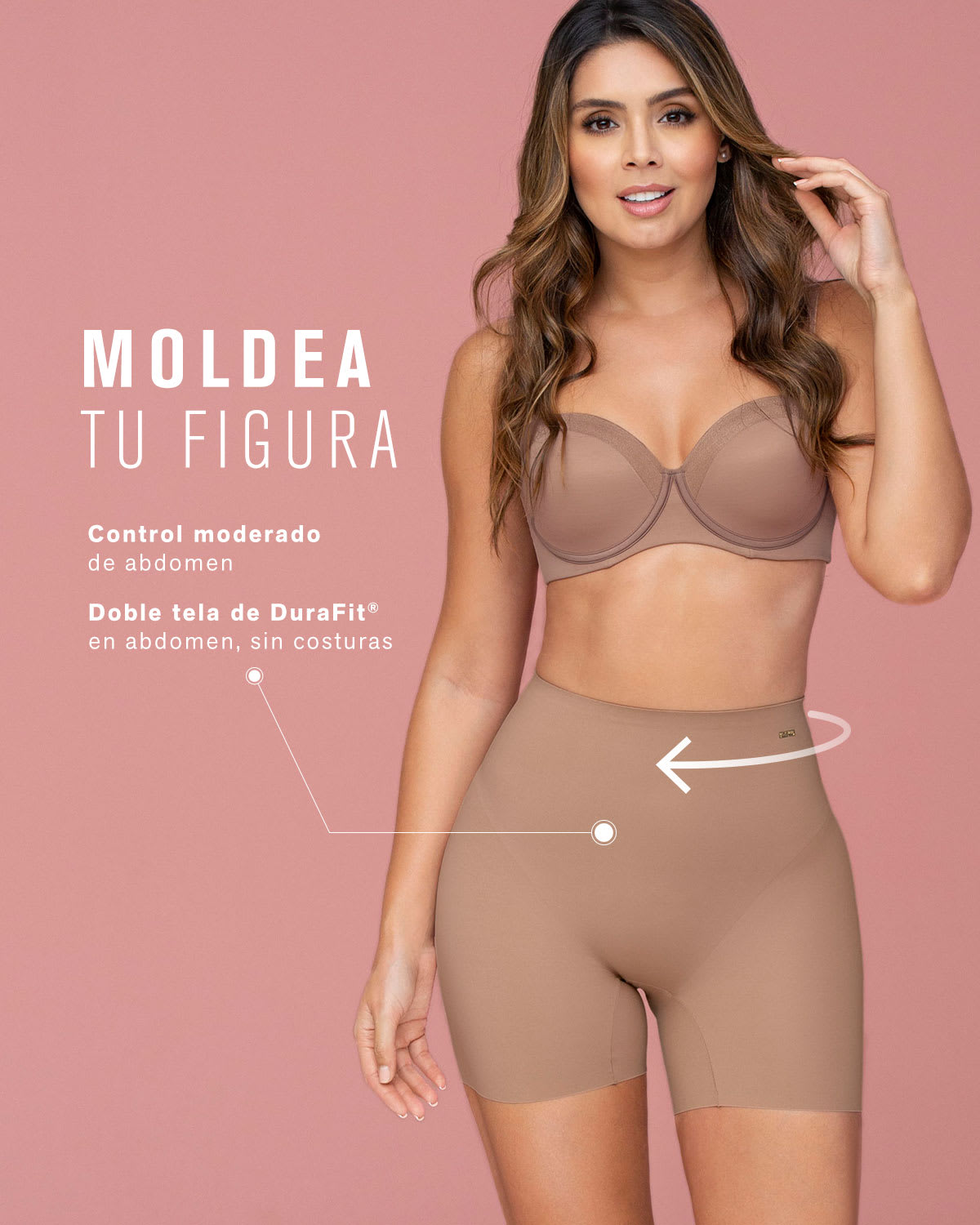 Short moldeador con almohadillas removibles levanta glúteos