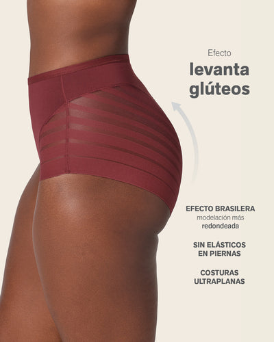 Braga faja clásica moldeadora de abdomen y bandas en tul