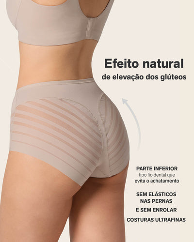 Braga faja clásica moldeadora de abdomen y bandas en tul