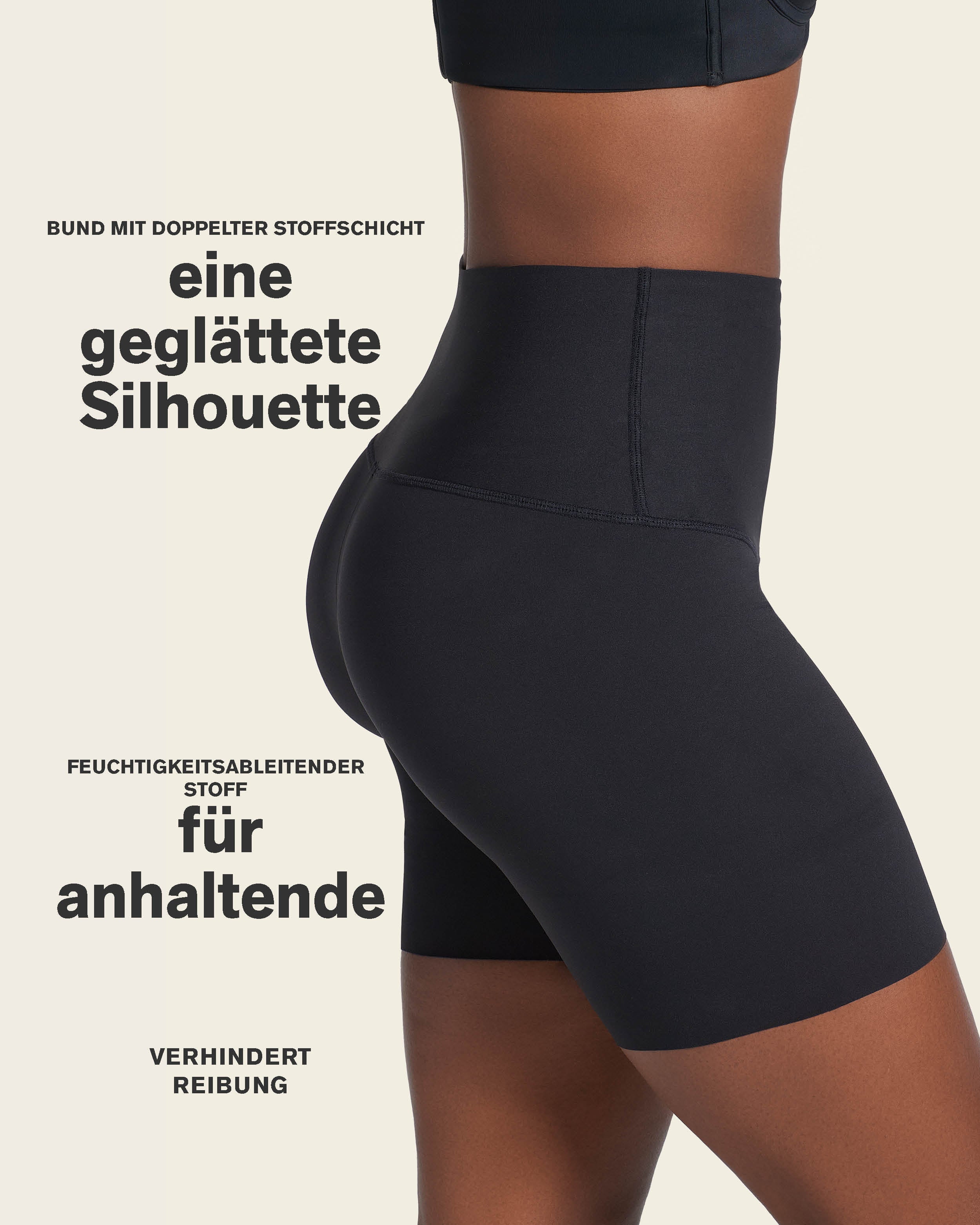 Short moldeador de abdomen y cintura que disimula la celulitis