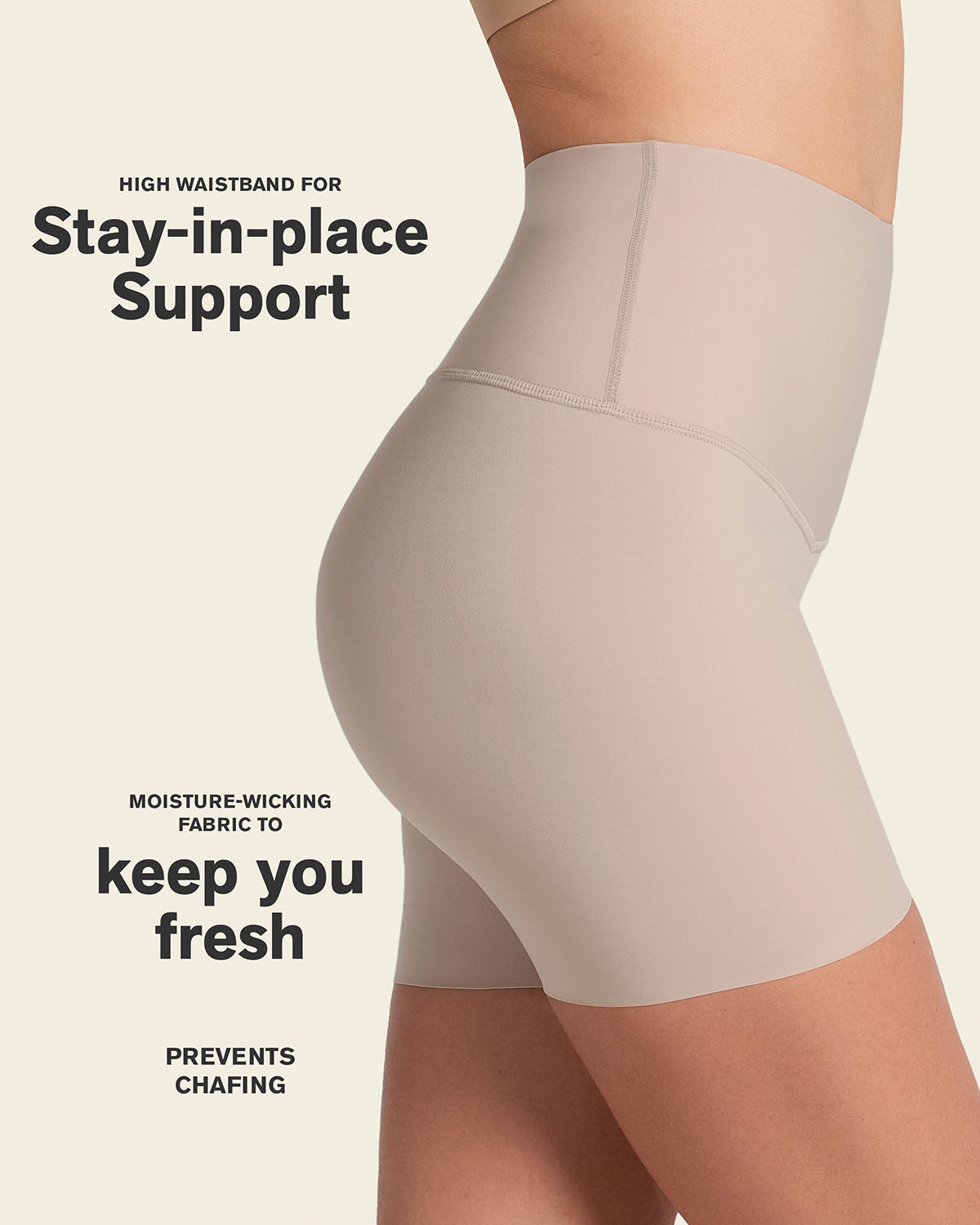 Short moldeador de abdomen y cintura que disimula la celulitis