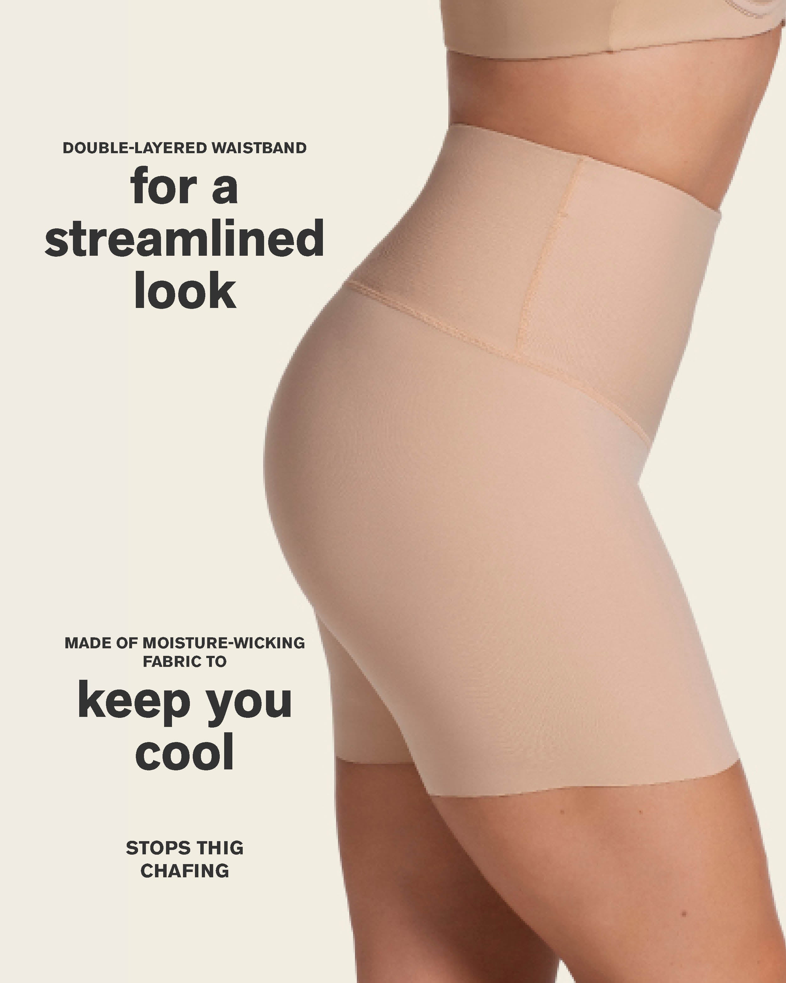 Short moldeador de abdomen y cintura que disimula la celulitis