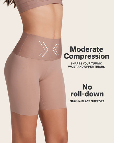 Short moldeador aspecto invisible con fajón antideslizante