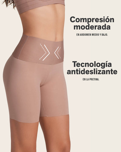 Short moldeador aspecto invisible con fajón antideslizante