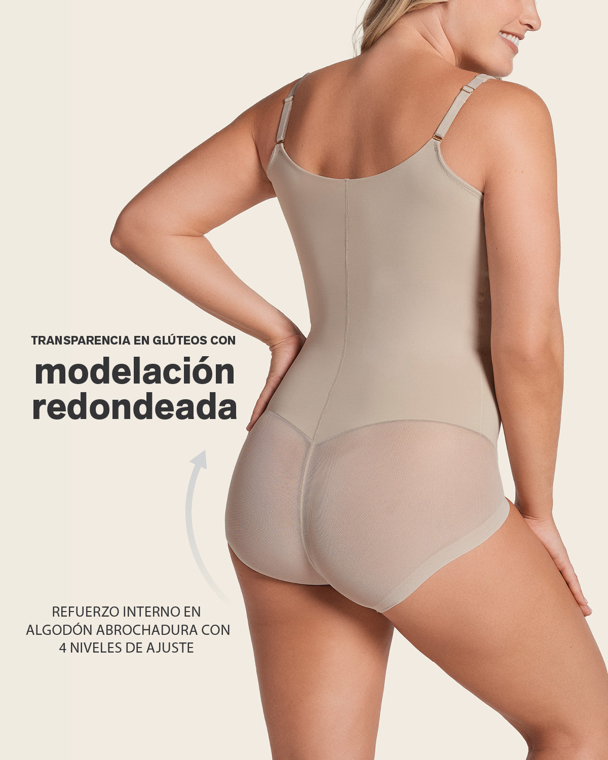 Body moldeador con copas con aro