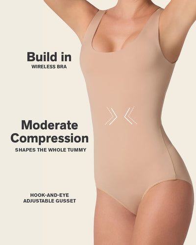 Body moldeador sin mangas con top interno