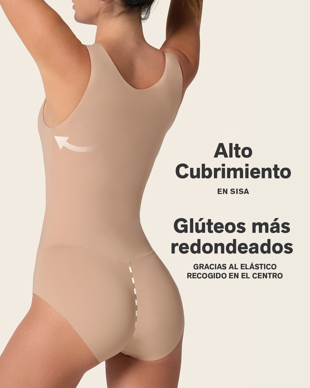 Body moldeador sin mangas con top interno