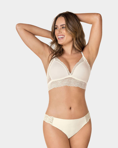 Bralette en encaje sexy y natural