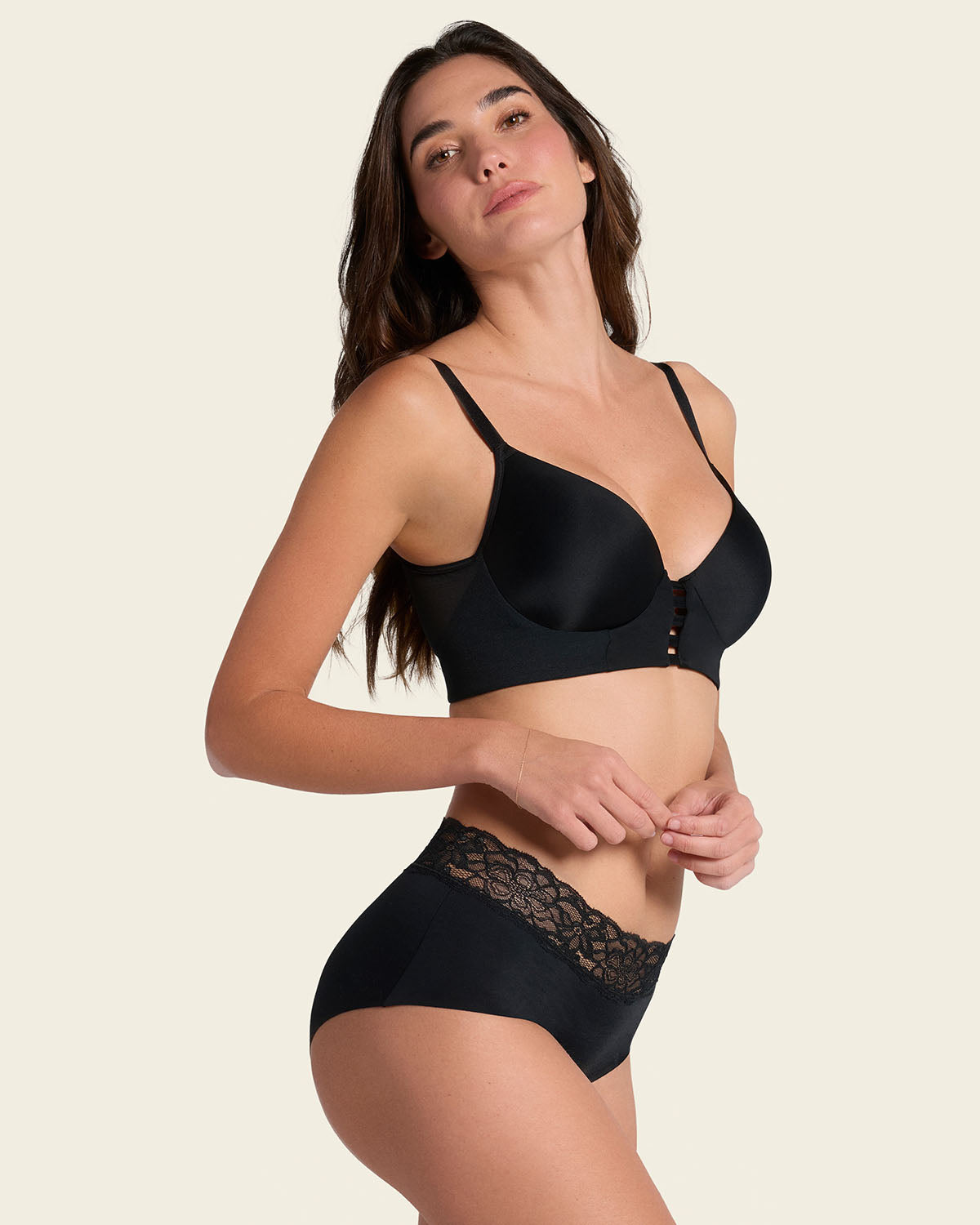 Sujetador triangular de push up alto y buen cubrimiento Memory Bustier