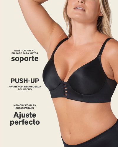 Sujetador triangular de push up alto y buen cubrimiento Memory Bustier