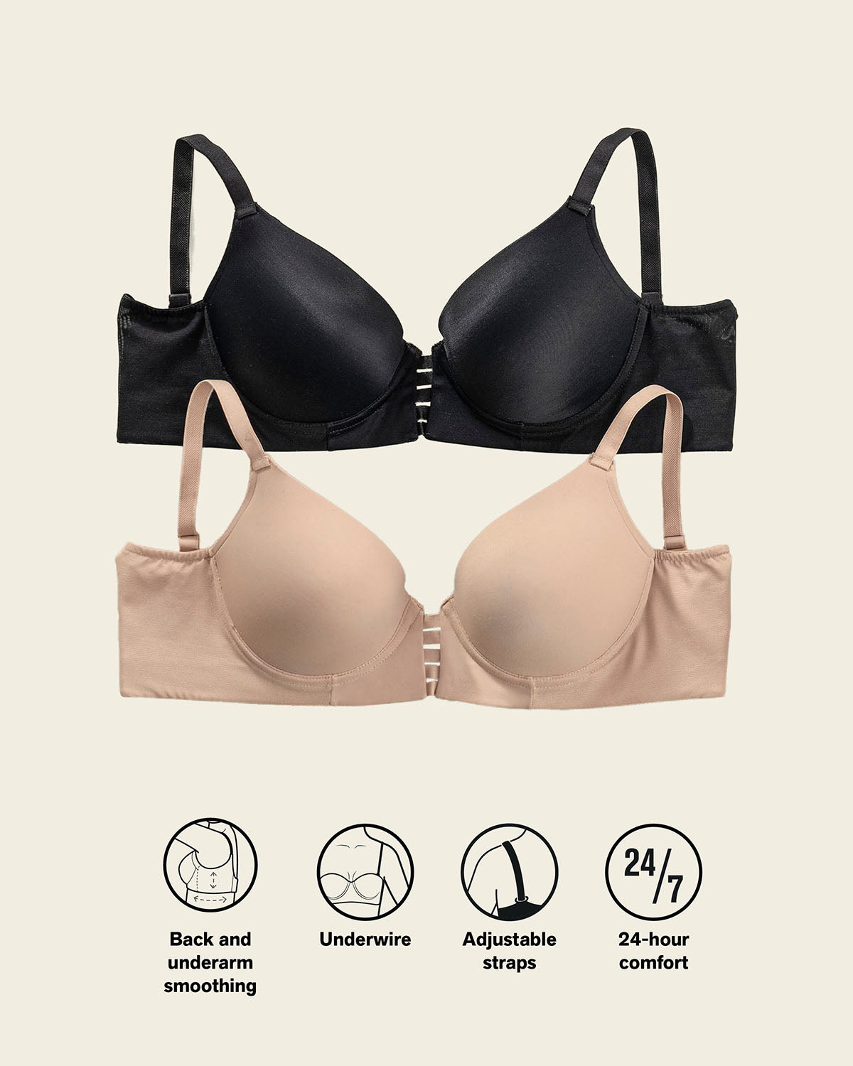 Sujetador triangular de push up alto y buen cubrimiento Memory Bustier