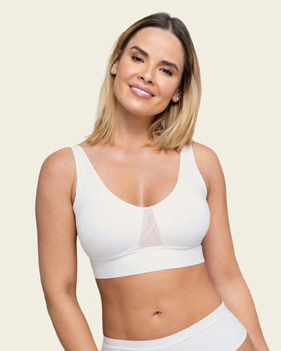 Sujetador tipo top de copas extraíbles totalmente cómodo y liviano Flexi Brastop
