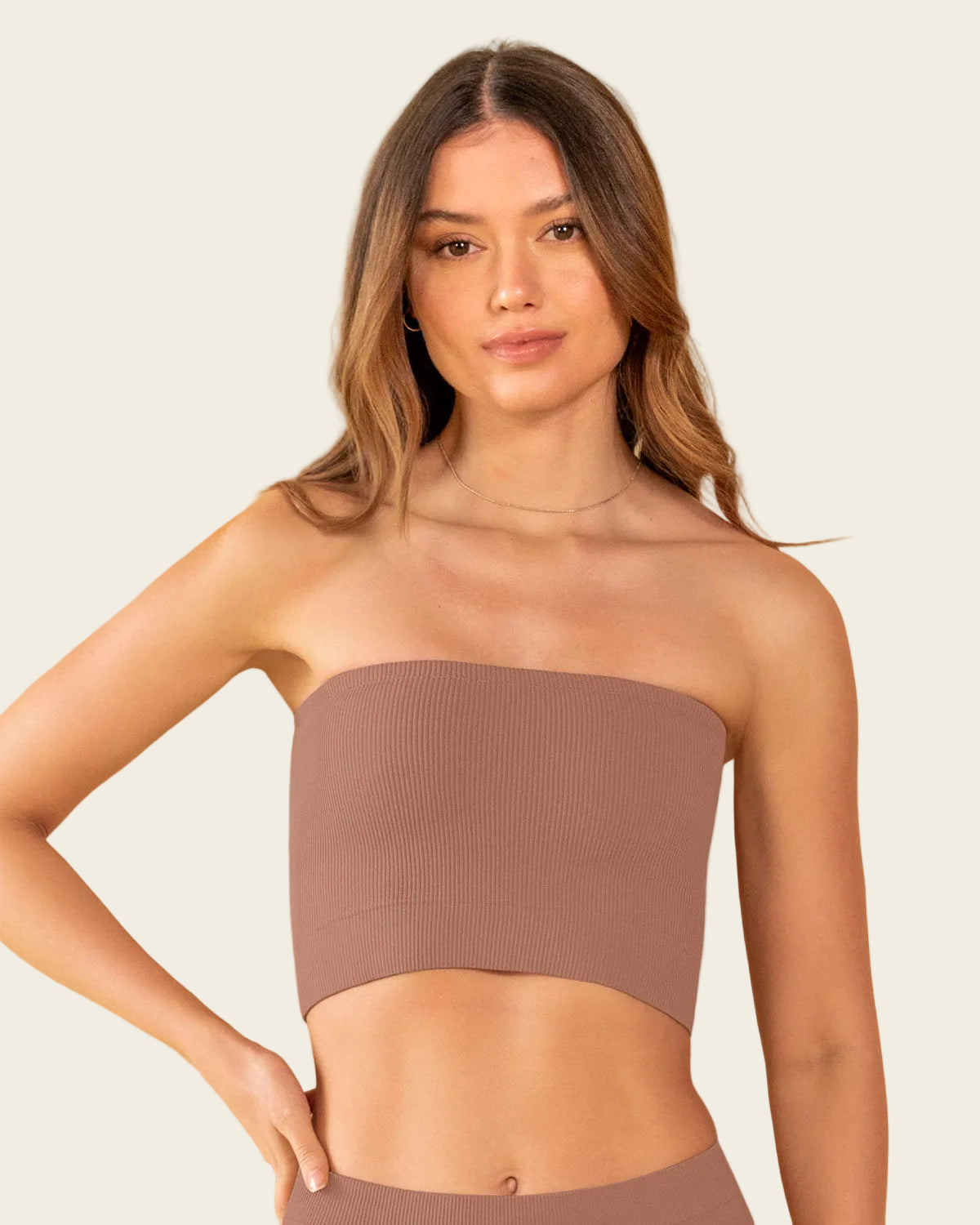 Top sin tirantes sin costuras