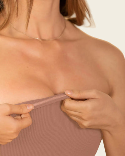 Top sin tirantes sin costuras