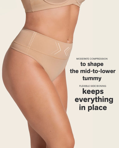Tanga de moldeadora talle alto en SkinFuse