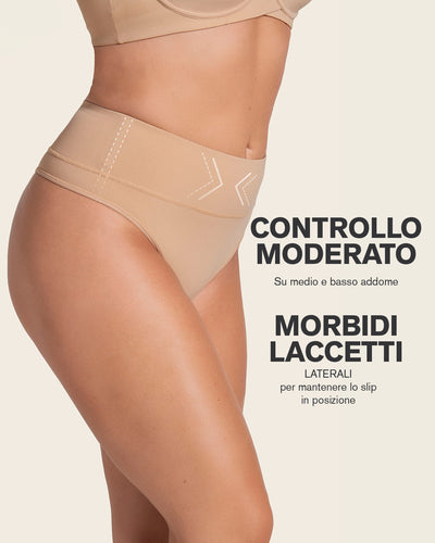 Tanga de moldeadora talle alto en SkinFuse