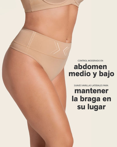 Tanga de moldeadora talle alto en SkinFuse