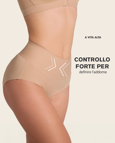Braga hípster talle alto moldeadora de abdomen