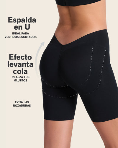 Short moldeador efecto invisible espalda en U