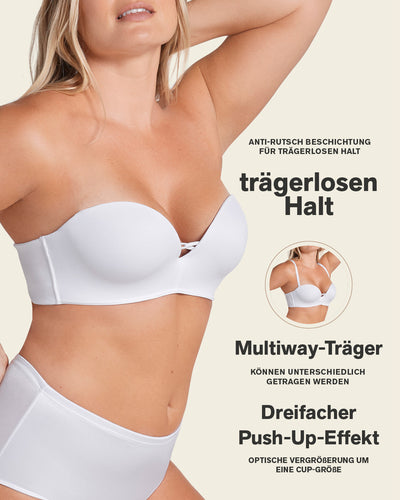 Sujetador WOW de triple push up ideal sin tirantes