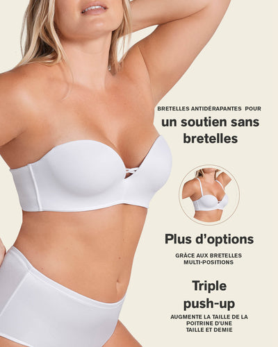 Sujetador WOW de triple push up ideal sin tirantes