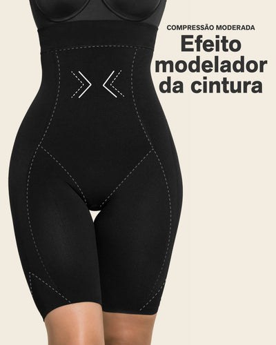 Braga faja media pierna invisible levanta glúteos