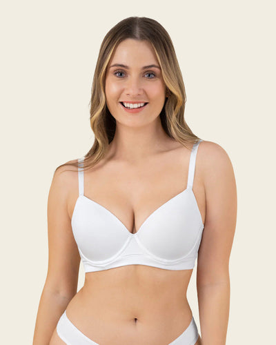 Sujetador de push up suave y buen cubrimiento en espalda