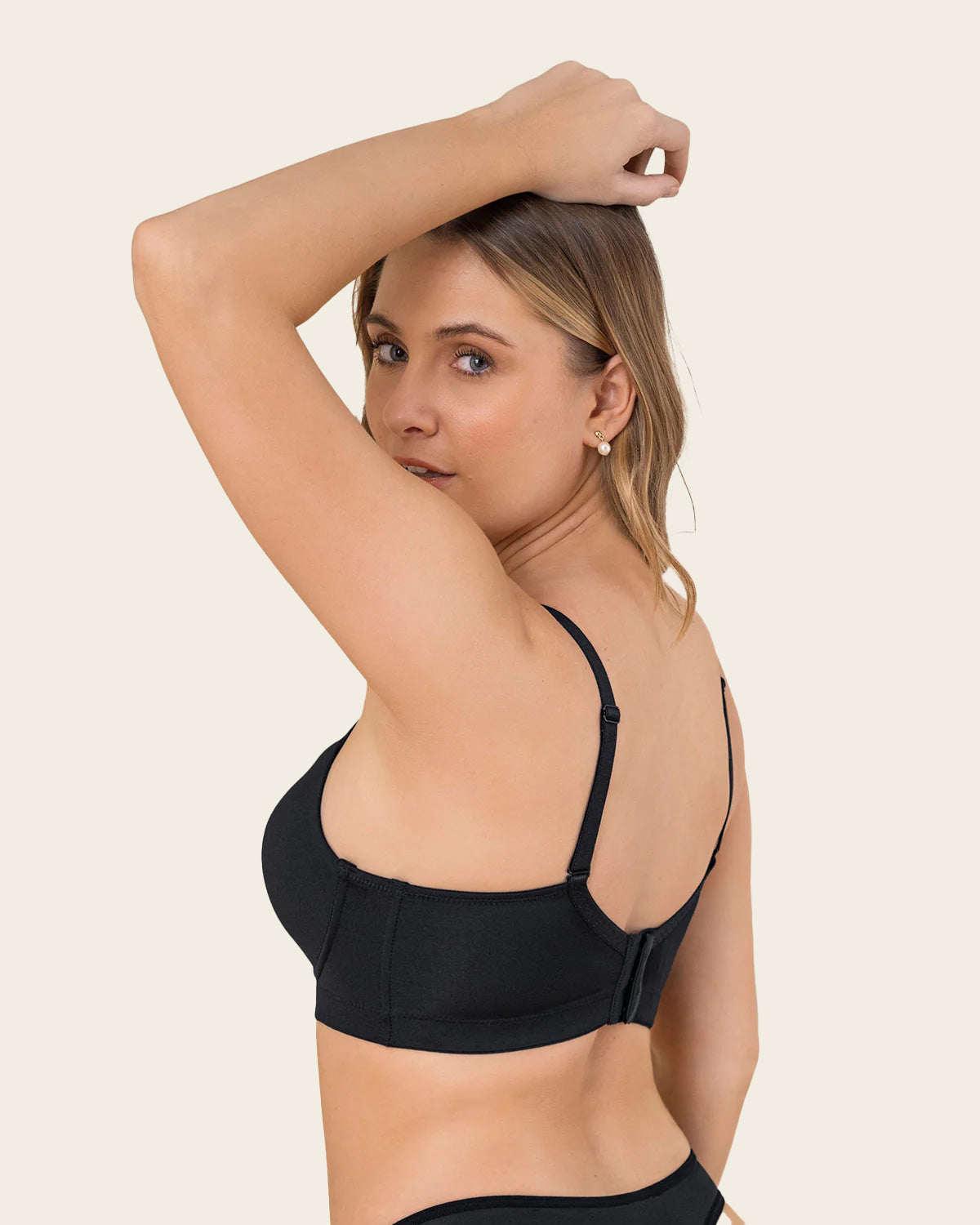 Sujetador de push up suave y buen cubrimiento en espalda