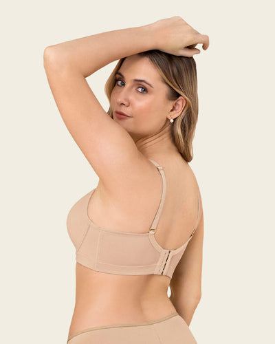 Sujetador de push up suave y buen cubrimiento en espalda