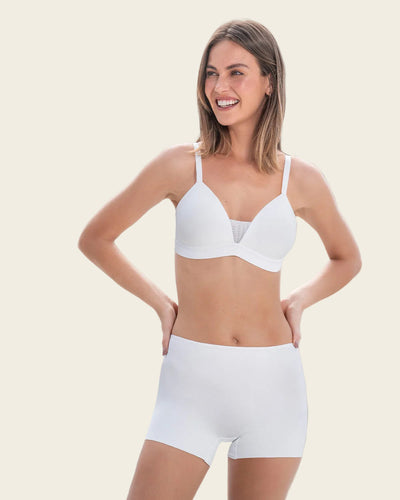 Sujetador triangular sin aro estilo top