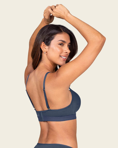 Sujetador triangular sin aro estilo top